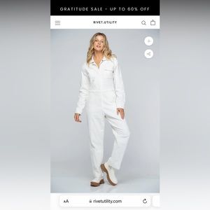 Amazing Rivet Utility Corduroy Jumpsuit